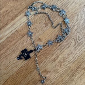 IDYLLWIND WOMEN'S SILVER STARLINER DRIVE CHAIN BELT size M